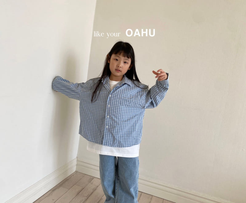 O'Ahu - Korean Children Fashion - #littlefashionista - Spring Check Shirt - 4