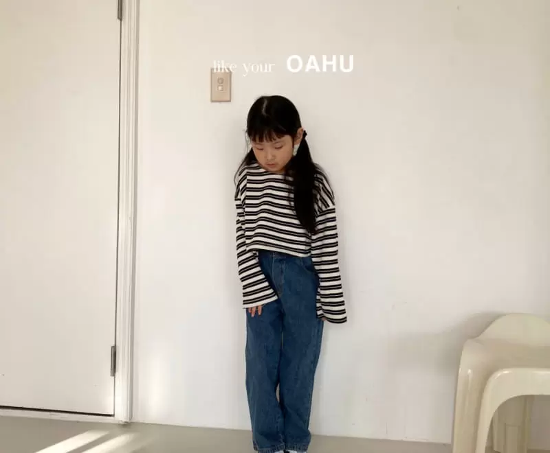 O'Ahu - Korean Children Fashion - #minifashionista - About Denim Pants - 8