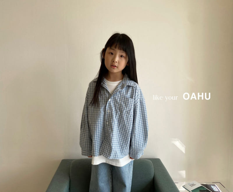 O'Ahu - Korean Children Fashion - #minifashionista - Spring Check Shirt - 5