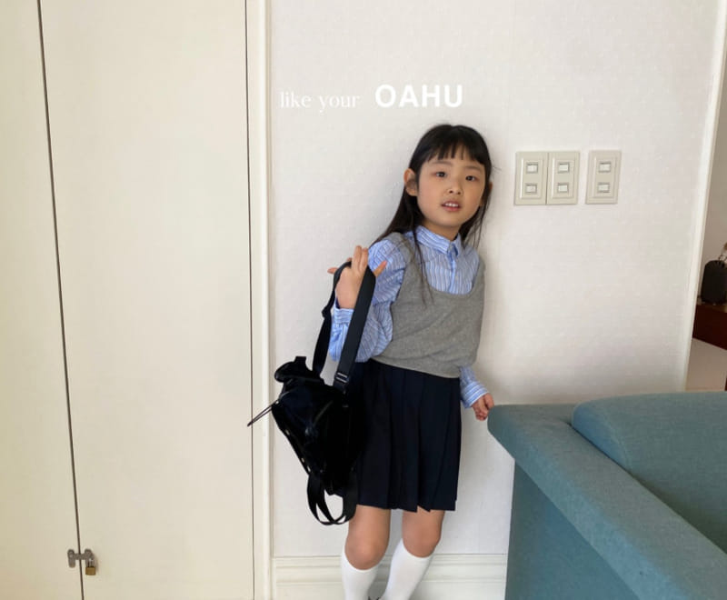 O'Ahu - Korean Children Fashion - #stylishchildhood - Scoop Rib Vest - 5