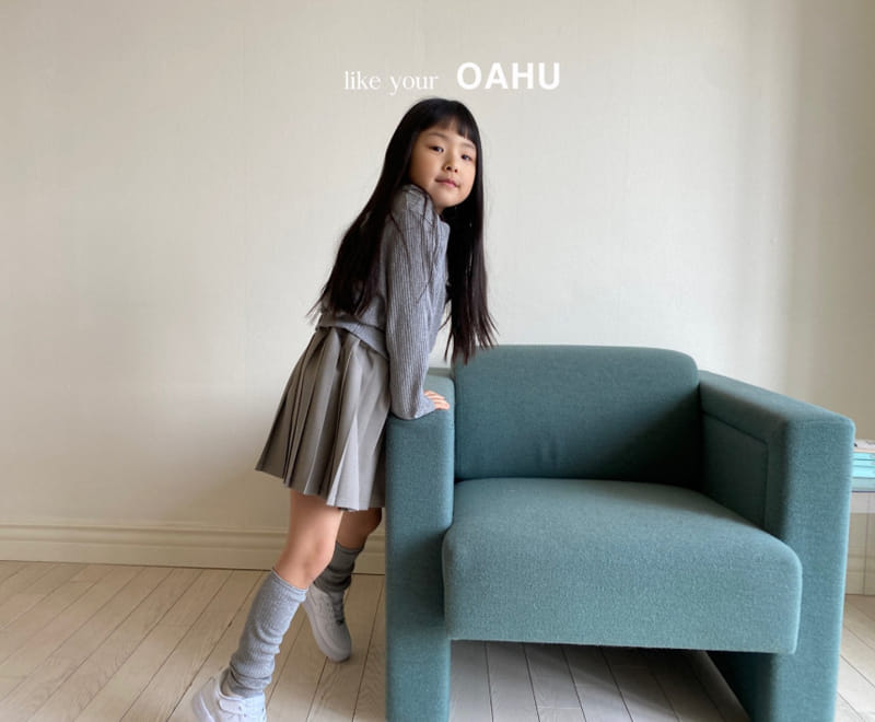 O'Ahu - Korean Children Fashion - #todddlerfashion - Flat Pleats Skirt - 6