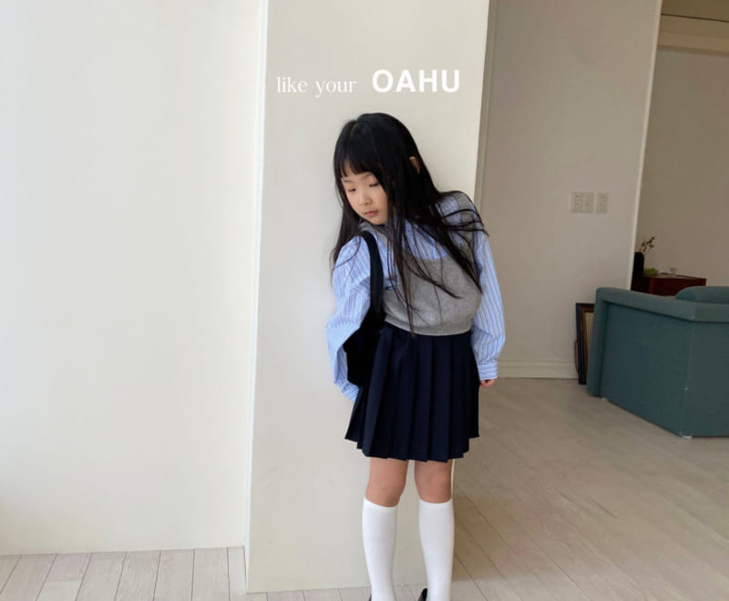 O'Ahu - Korean Children Fashion - #todddlerfashion - Scoop Rib Vest - 3