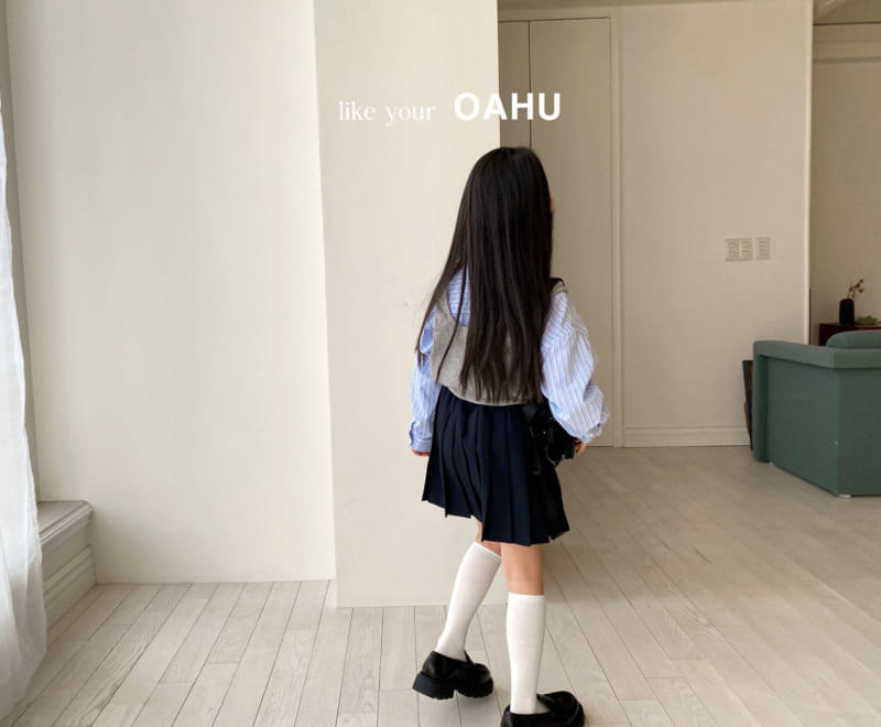 O'Ahu - Korean Children Fashion - #todddlerfashion - Scoop Rib Vest - 4