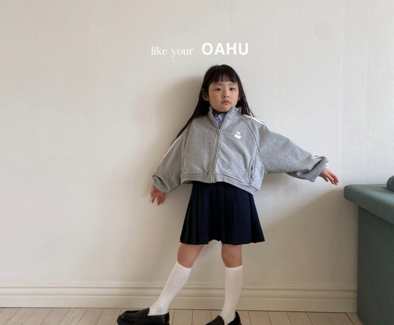 O'Ahu - Korean Children Fashion - #toddlerclothing - Sugar Line Short Zip Up - 9