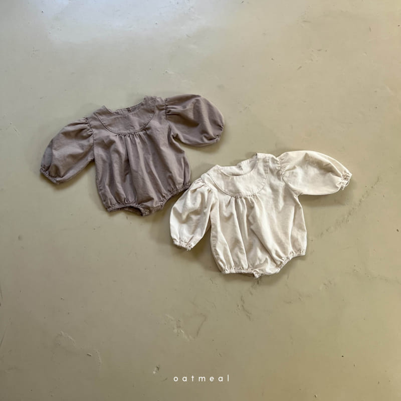 Oatmeal - Korean Baby Fashion - #babywear - klee Body Suit