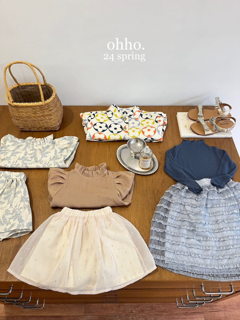 Ohho - Korean Children Fashion - #kidzfashiontrend - Pe Ang Chiffon Skirt - 4