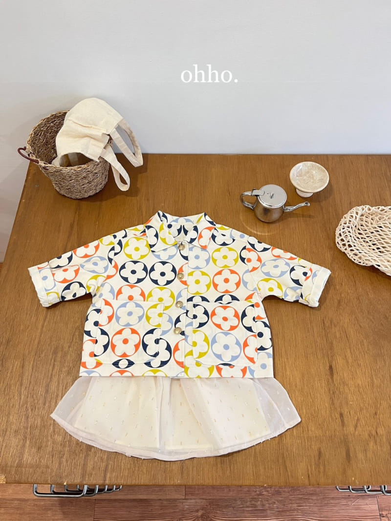 Ohho - Korean Children Fashion - #childofig - Coco Pattern Jacket - 5