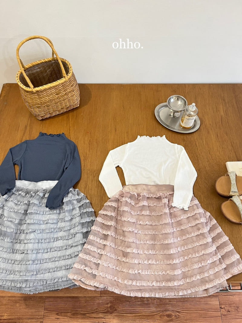 Ohho - Korean Children Fashion - #designkidswear - Petite Kan Kang Skirt - 2