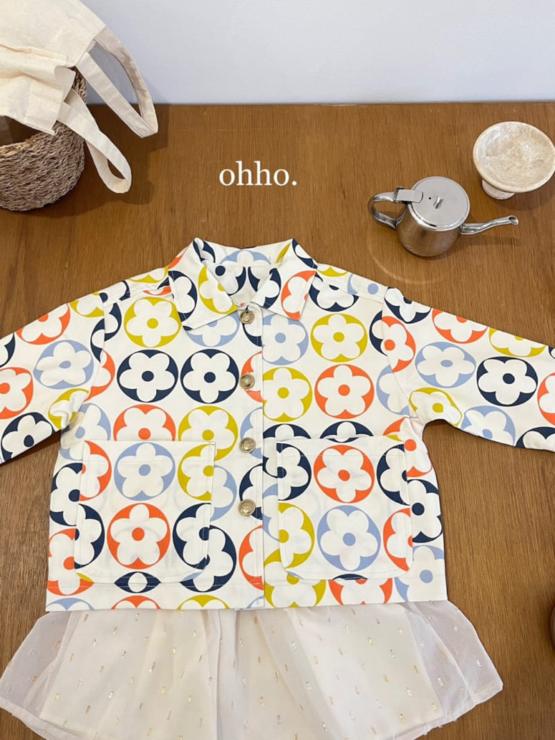 Ohho - Korean Children Fashion - #discoveringself - Coco Pattern Jacket - 8