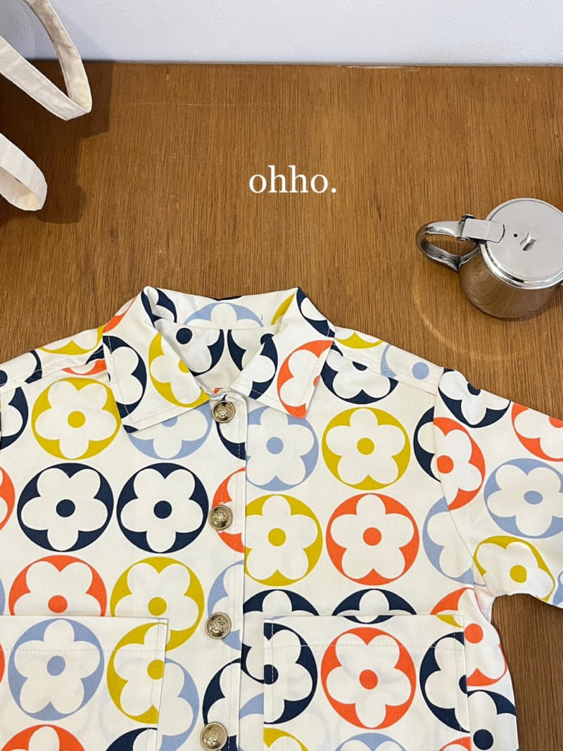 Ohho - Korean Children Fashion - #fashionkids - Coco Pattern Jacket - 9