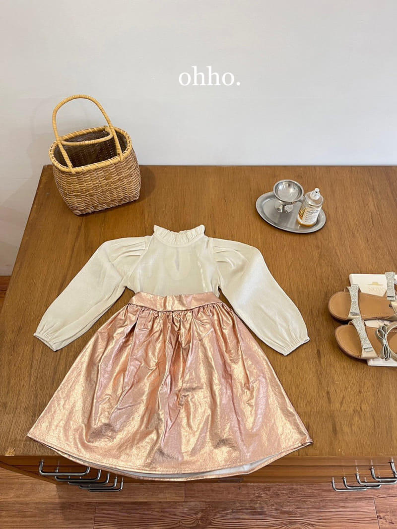 Ohho - Korean Children Fashion - #fashionkids - Shining Skirt - 2