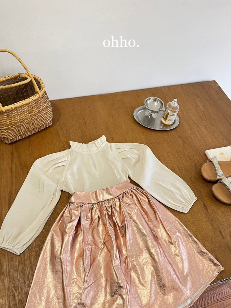 Ohho - Korean Children Fashion - #kidsshorts - Shining Skirt - 3