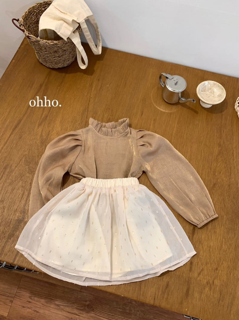 Ohho - Korean Children Fashion - #kidsstore - Pe Ang Chiffon Skirt - 2