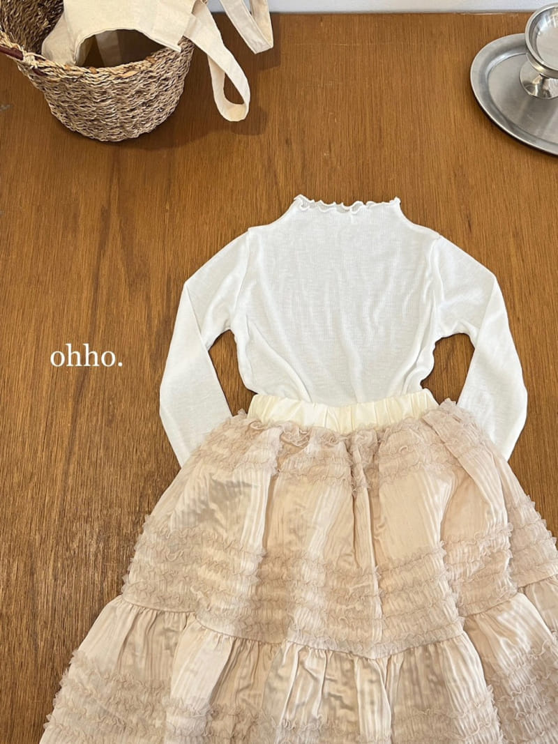 Ohho - Korean Children Fashion - #minifashionista - Blossom Sha Skirt - 6