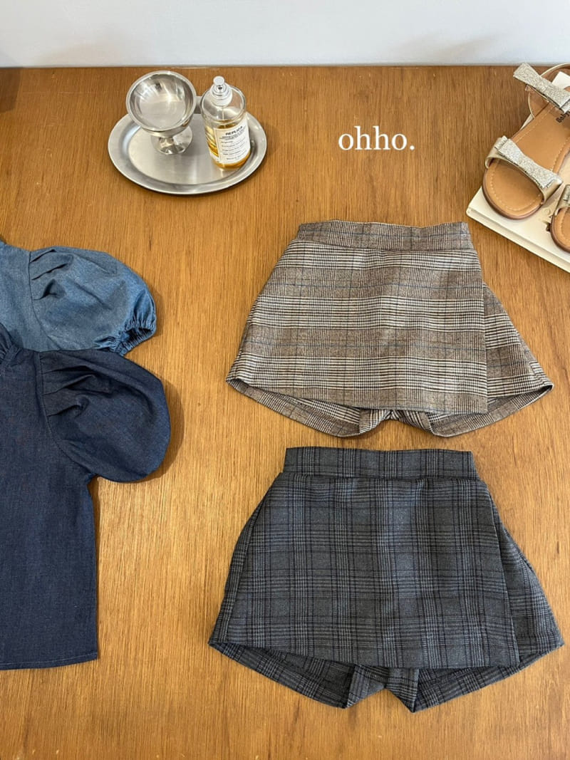 Ohho - Korean Children Fashion - #stylishchildhood - Rolf Wrap Skirt Pants - 8
