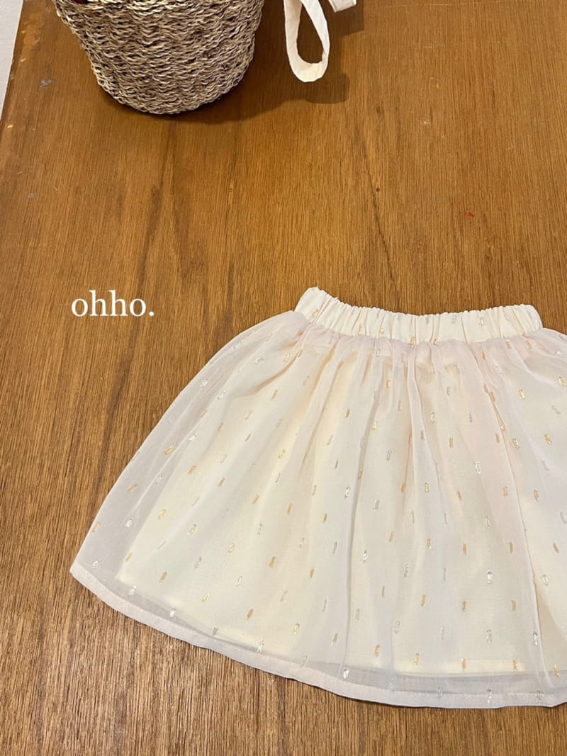 Ohho - Korean Children Fashion - #todddlerfashion - Pe Ang Chiffon Skirt - 9