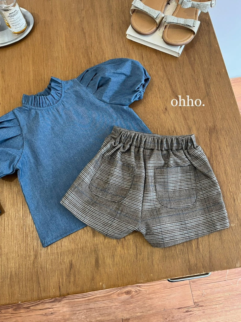 Ohho - Korean Children Fashion - #toddlerclothing - Rolf Wrap Skirt Pants - 7