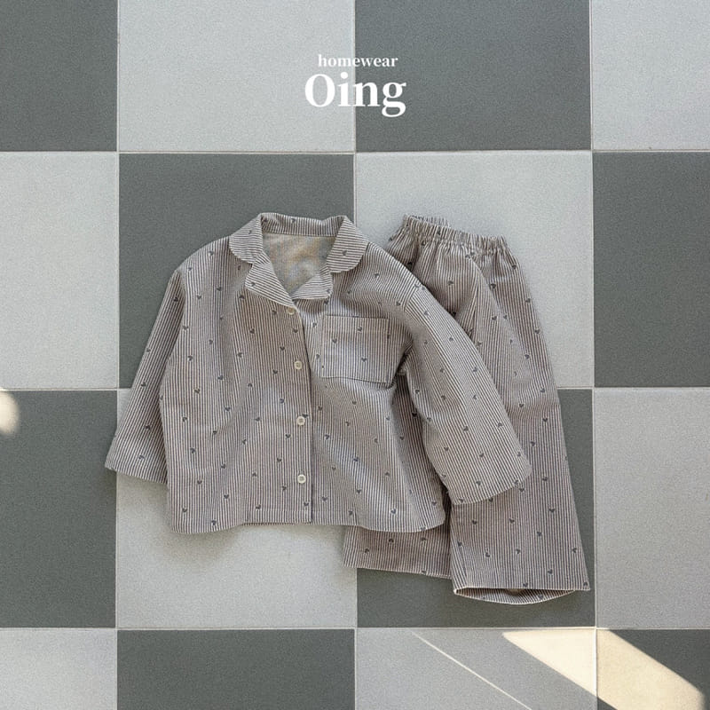 Oing - Korean Children Fashion - #childofig - Toy Pajama Top Bottom Set - 9