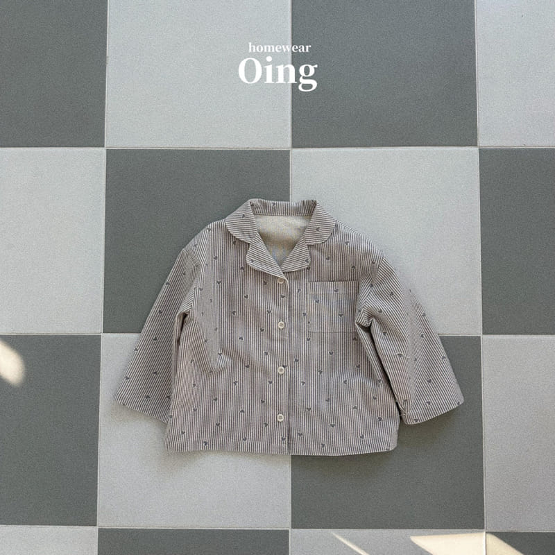 Oing - Korean Children Fashion - #childrensboutique - Toy Pajama Top Bottom Set - 10
