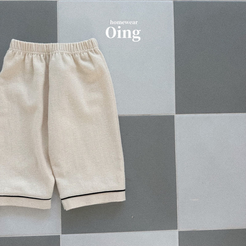 Oing - Korean Children Fashion - #discoveringself - Milky Pajama Top Bottom Set - 7