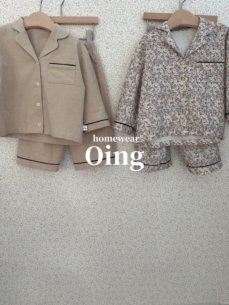 Oing - Korean Children Fashion - #magicofchildhood - Village Pajama Top Bottom Set - 2