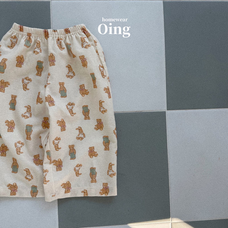 Oing - Korean Children Fashion - #toddlerclothing - Toy Pajama Top Bottom Set - 7
