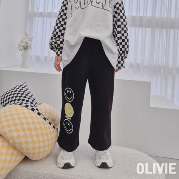 Olivie - Korean Children Fashion - #kidsshorts - Smile Pants