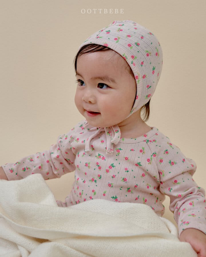 Oott Bebe - Korean Baby Fashion - #babyfever - Blossome 3 Piece Set - 4