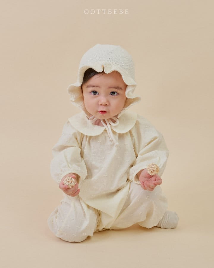 Oott Bebe - Korean Baby Fashion - #babylifestyle - Petite Collar Body Suit