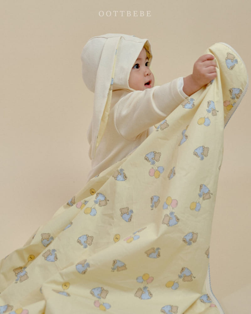 Oott Bebe - Korean Baby Fashion - #babyootd - Oott Balloon Reversible Blanket - 5