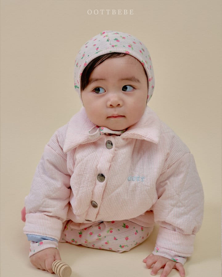 Oott Bebe - Korean Baby Fashion - #babyoutfit - Blossome 3 Piece Set - 9