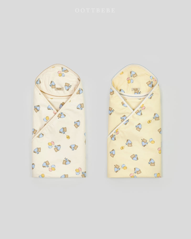 Oott Bebe - Korean Baby Fashion - #babyoutfit - Oott Balloon Reversible Blanket - 7