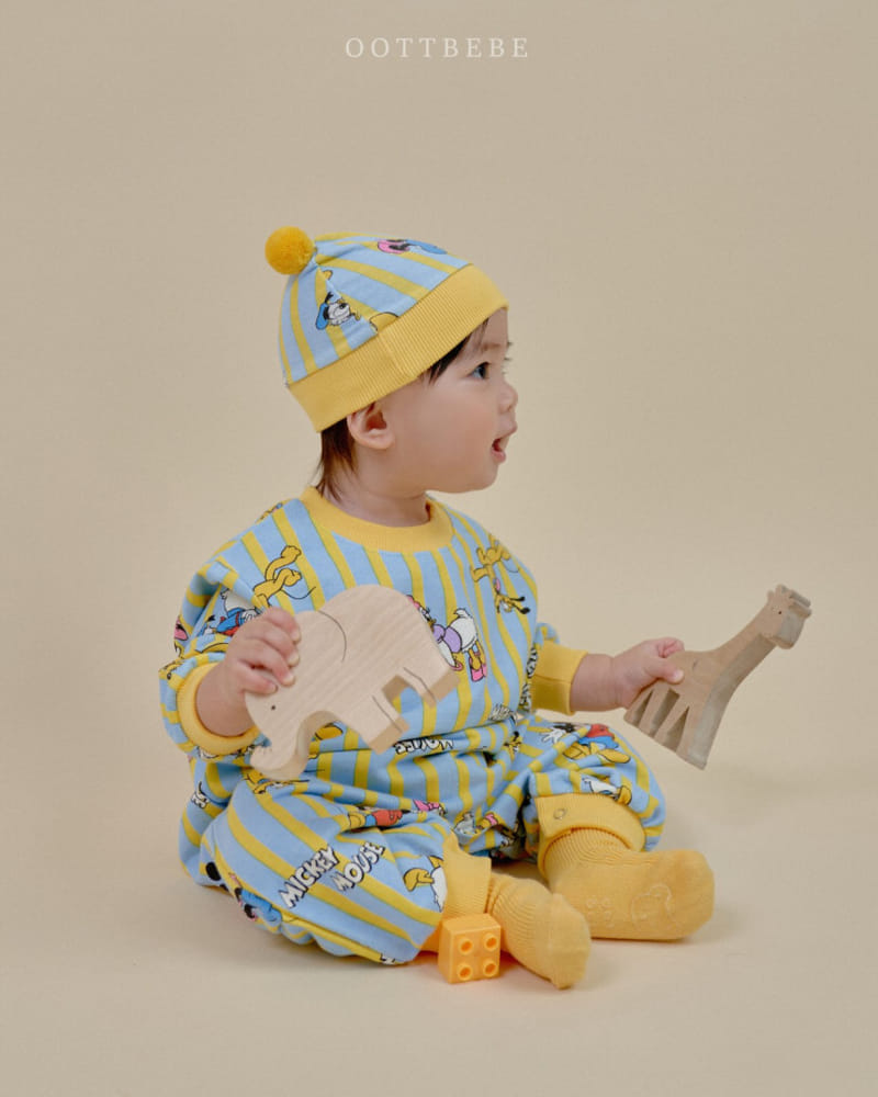 Oott Bebe - Korean Baby Fashion - #babywear - World D Pom Pom Boonet - 5