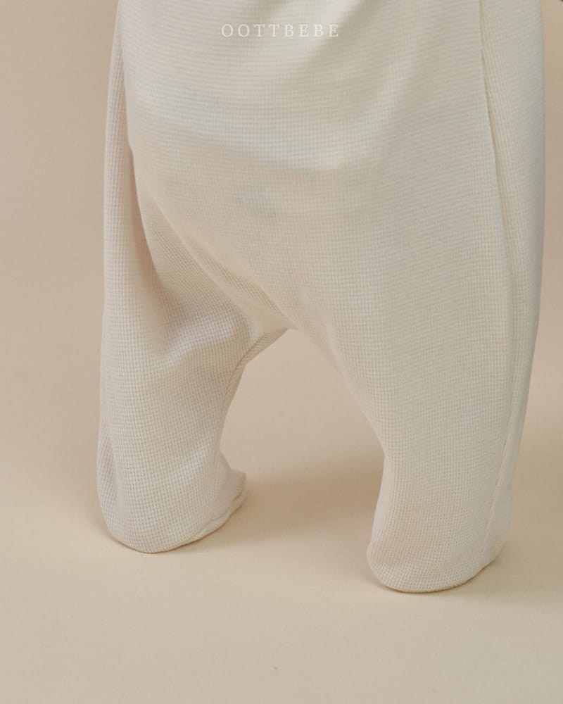 Oott Bebe - Korean Baby Fashion - #onlinebabyboutique - Oott Balloon Rabbit Hoody Body Suit - 11