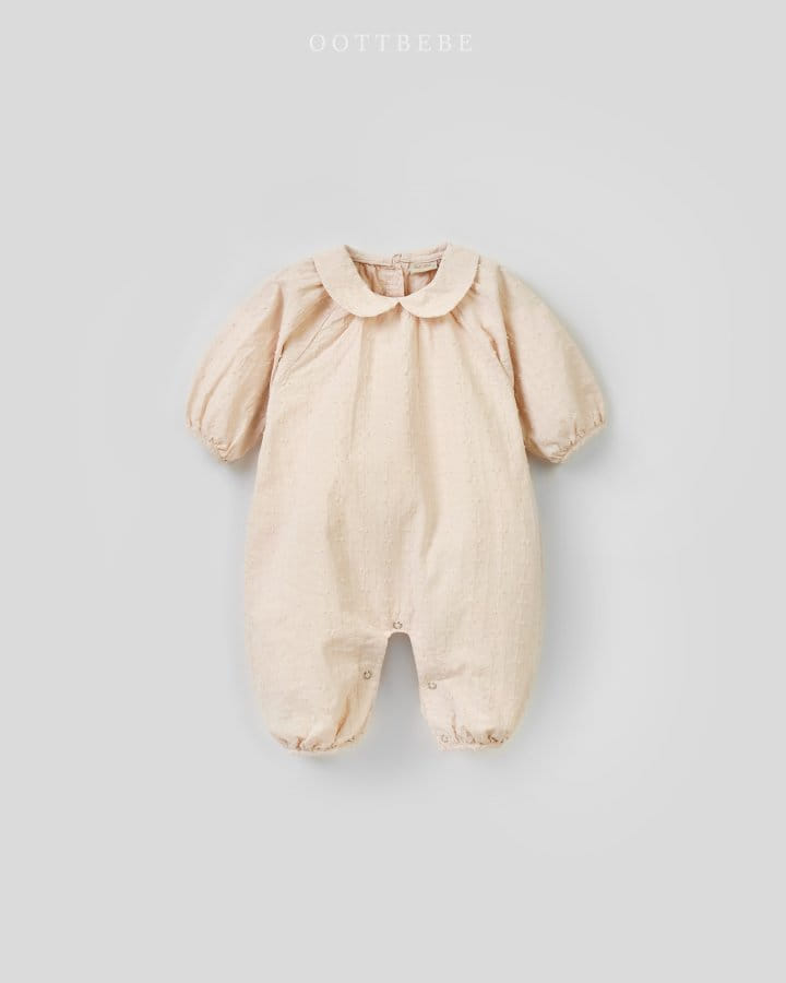 Oott Bebe - Korean Baby Fashion - #onlinebabyshop - Petite Collar Body Suit - 8