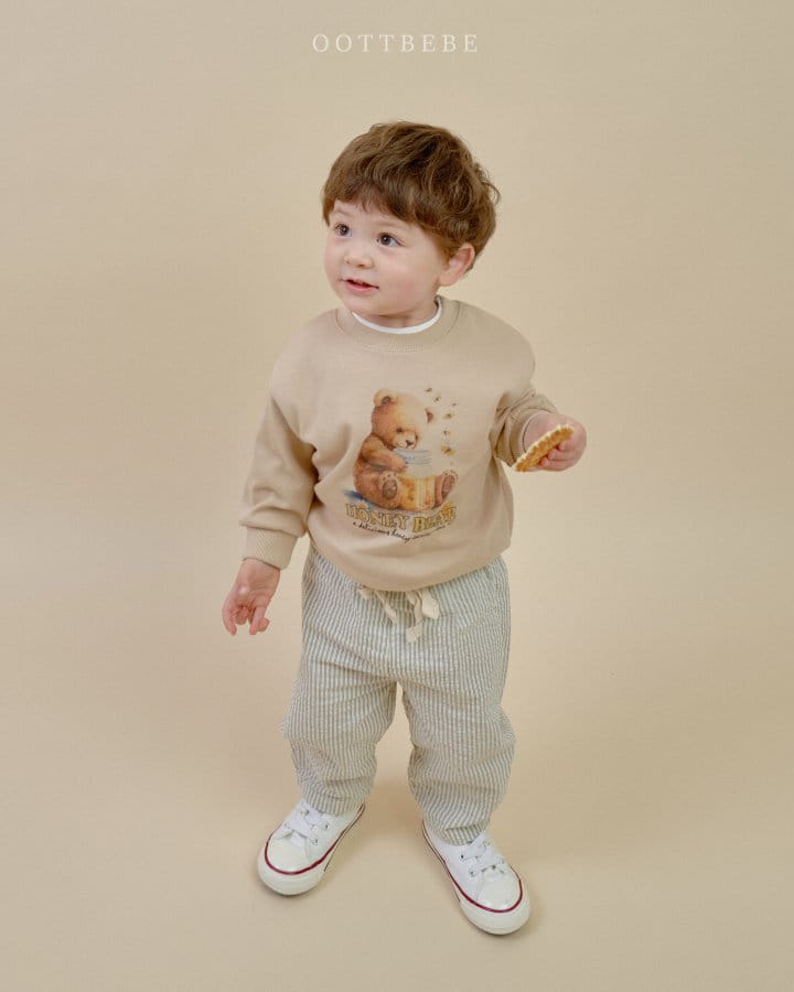 Oott Bebe - Korean Children Fashion - #childofig - Honey Bear Sweatshirt