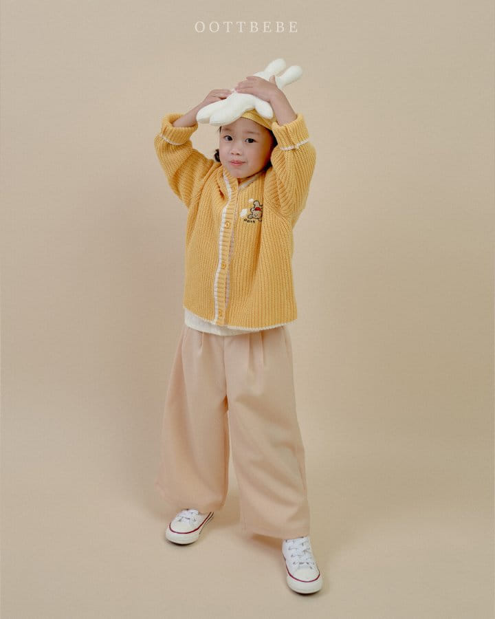Oott Bebe - Korean Children Fashion - #childofig - Lapping Wide Pants - 5