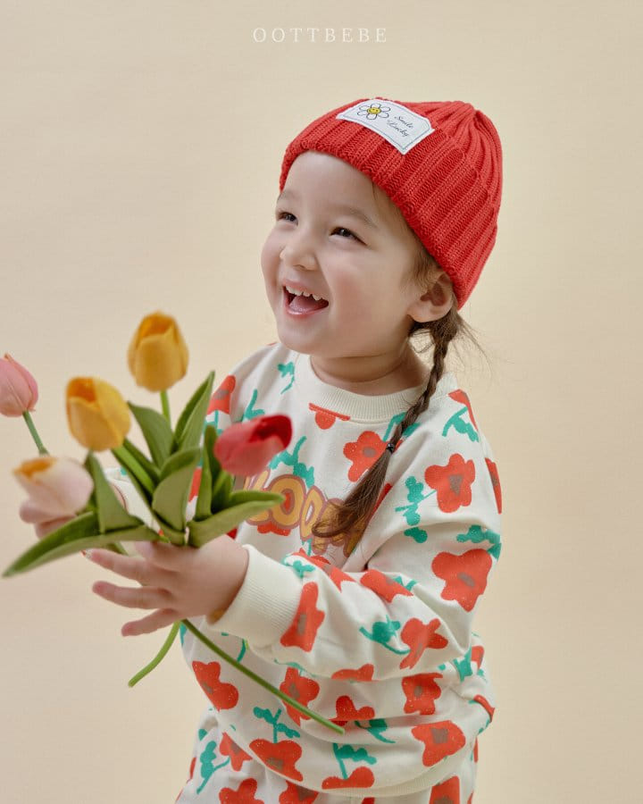 Oott Bebe - Korean Children Fashion - #childrensboutique - Pansy Top Bottom Set - 10