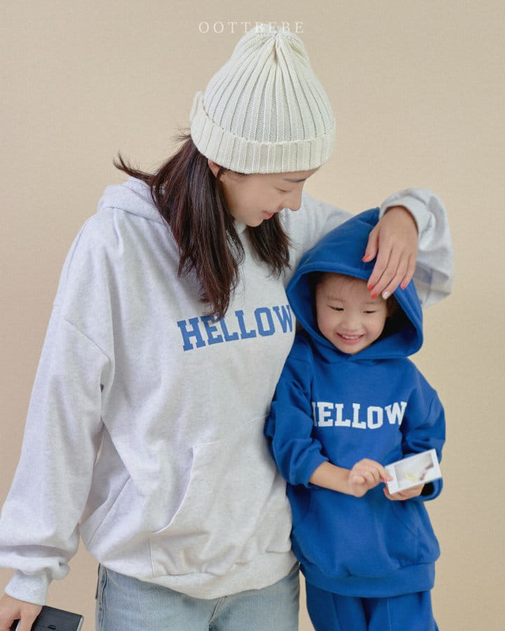 Oott Bebe - Korean Children Fashion - #childrensboutique - Adult Hello Sweatshirt