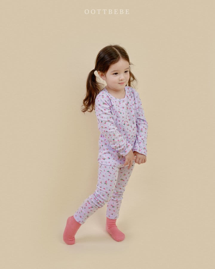 Oott Bebe - Korean Children Fashion - #designkidswear - Blossome Easywear Top Bottom Set