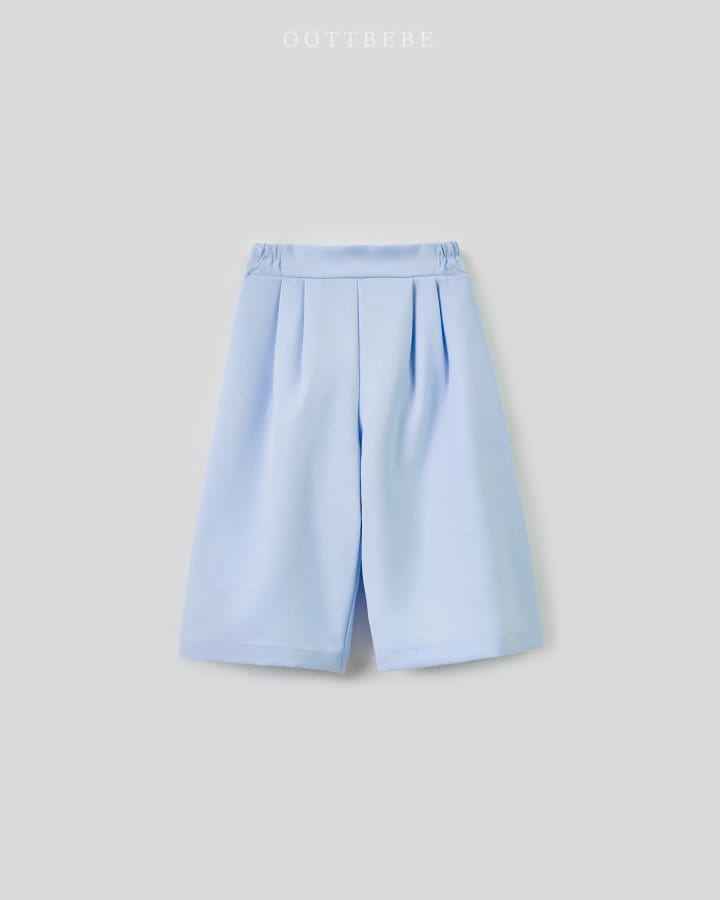 Oott Bebe - Korean Children Fashion - #designkidswear - Lapping Wide Pants - 8