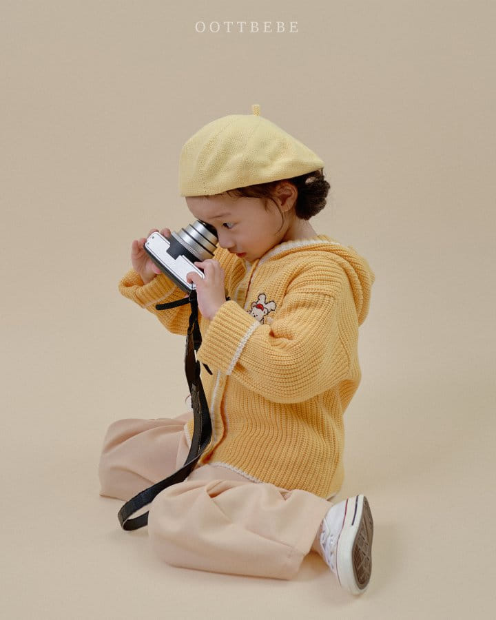 Oott Bebe - Korean Children Fashion - #discoveringself - Cloud Hoody Knit Cardigan - 9