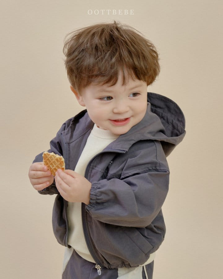 Oott Bebe - Korean Children Fashion - #discoveringself - Crunchy Hoody Jumper  - 2
