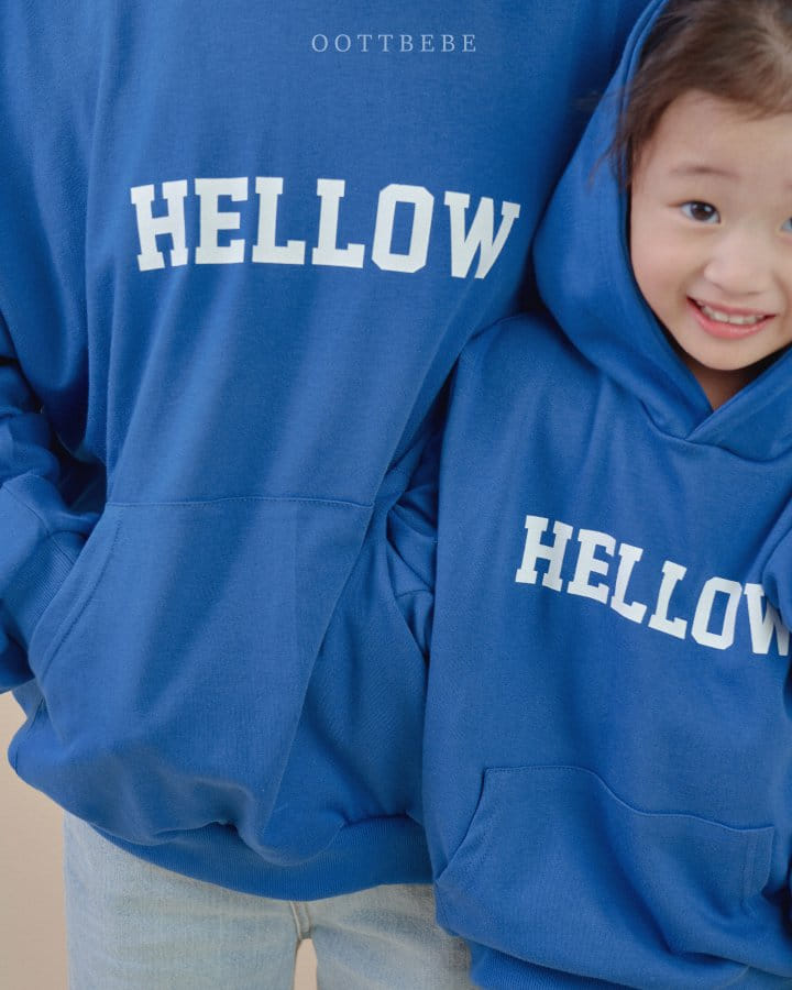 Oott Bebe - Korean Children Fashion - #discoveringself - Adult Hello Sweatshirt - 4