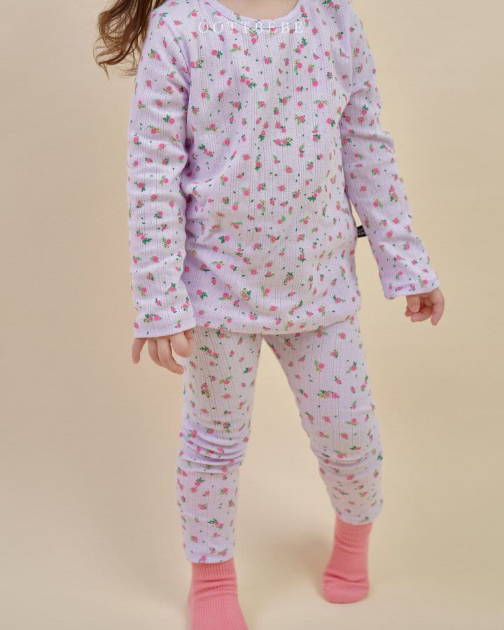 Oott Bebe - Korean Children Fashion - #fashionkids - Blossome Easywear Top Bottom Set - 4