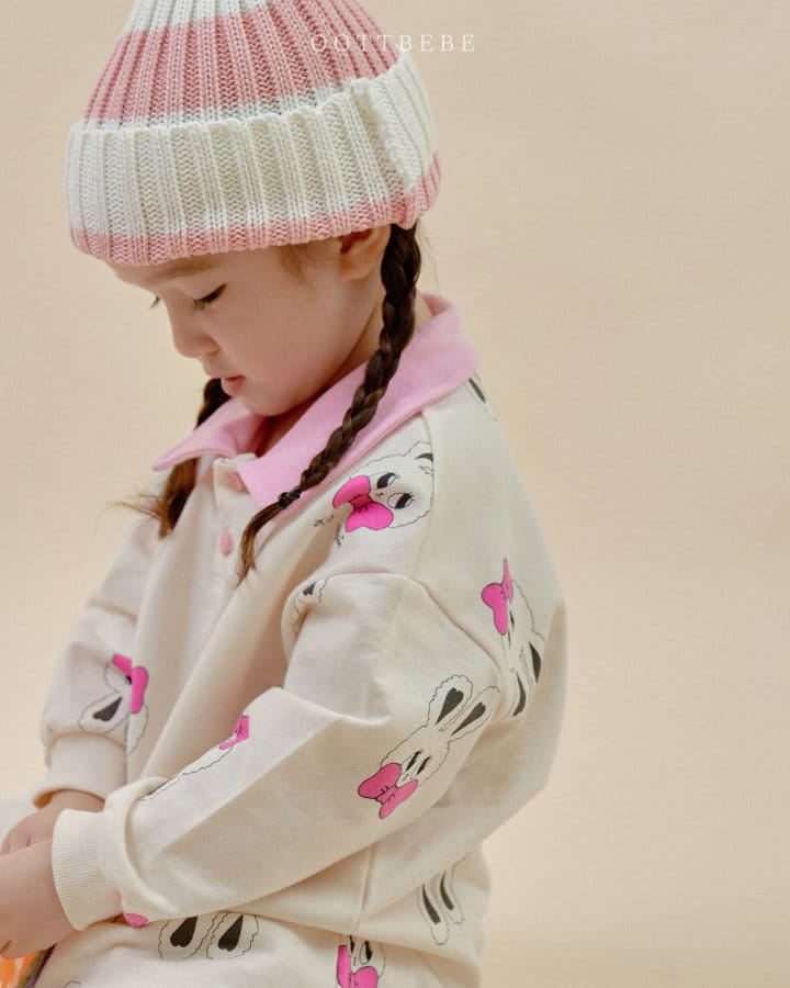 Oott Bebe - Korean Children Fashion - #kidsshorts - Rabbit Collar One-Piece - 3
