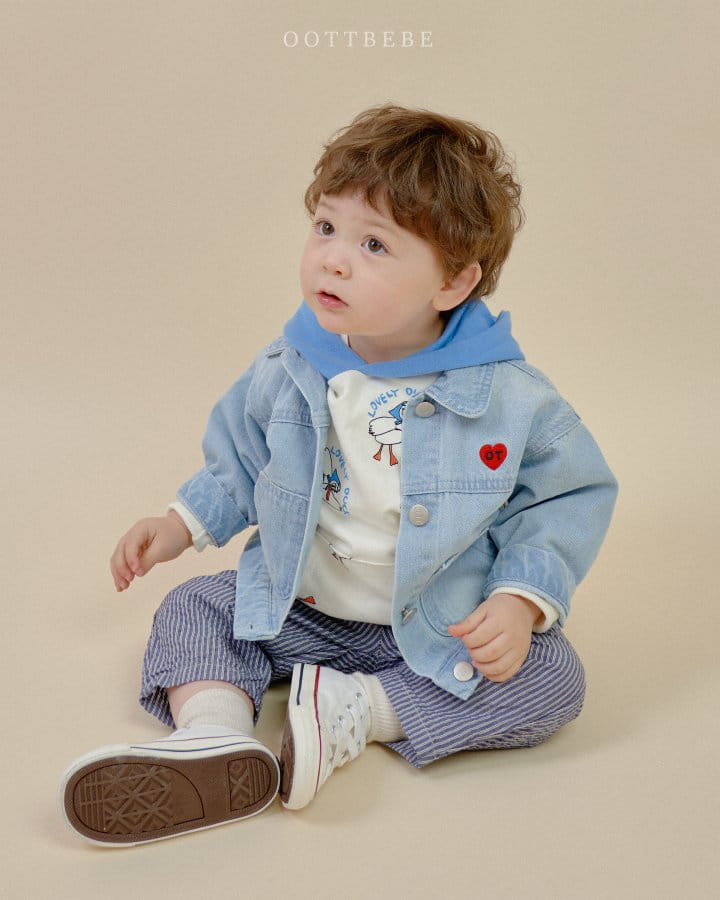 Oott Bebe - Korean Children Fashion - #kidsshorts - Duck Hoody Sweatshirt - 6
