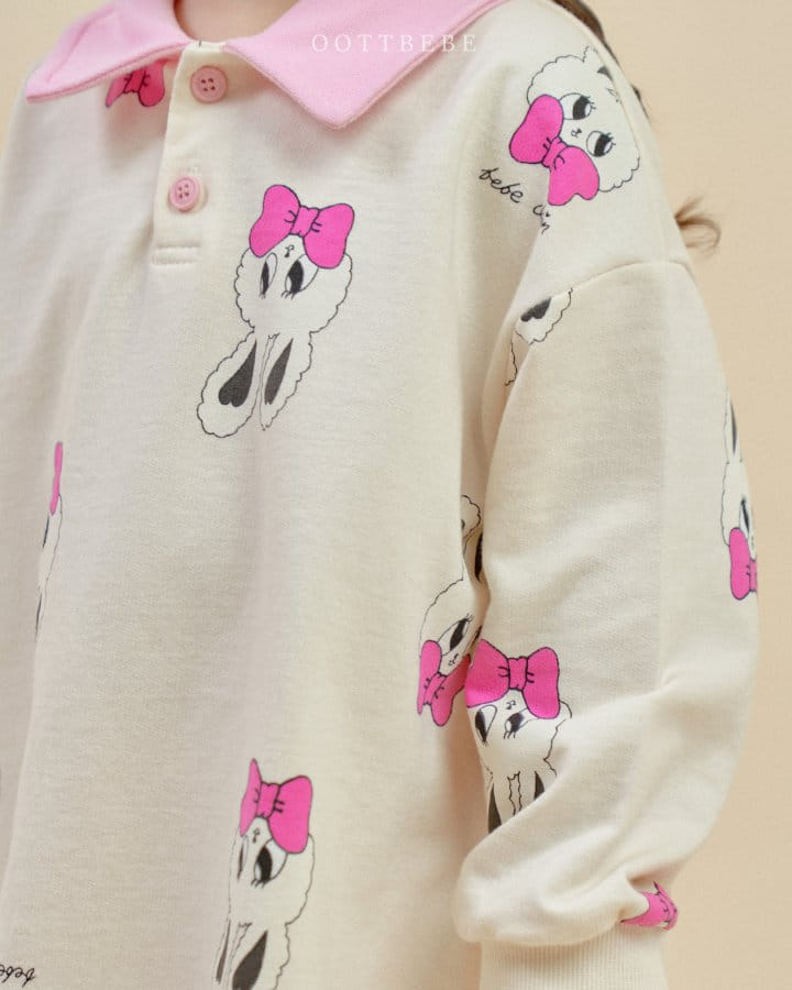 Oott Bebe - Korean Children Fashion - #kidsshorts - Rabbit Collar One-Piece - 4