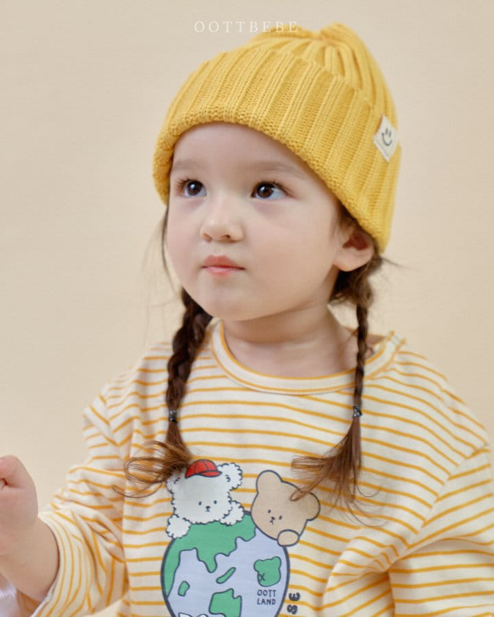 Oott Bebe - Korean Children Fashion - #kidsstore - Oott Land Piping Tee - 3
