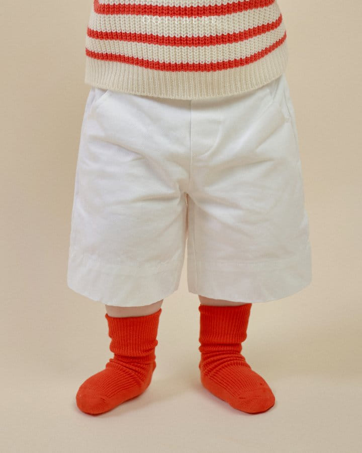 Oott Bebe - Korean Children Fashion - #kidsstore - Minimal Capri Shorts - 6